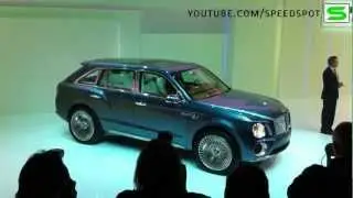 Bentley SUV: the EXP 9 F Concept 2012