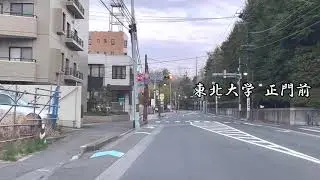 仙台風景 vol.5 (23.3.29) 片平丁通〜西公園通〜大学病院前
