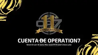 CUENTA NIVEL 61 PARTES DORADAS MAC GOLD CHINA LAKE M79 GOLD STRIKER l Operation7