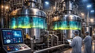Industrial enzymes fermentation plant