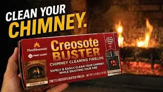 Remove Creosote with the Creosote Buster Chimney Cleaning Fire Log