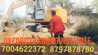 Poclain training . excavator machine . loader training . jcb operator training institute