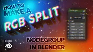 Wie man einen psychedelischen farbenfrohen RGB Split Compositing Effekt in Blender macht