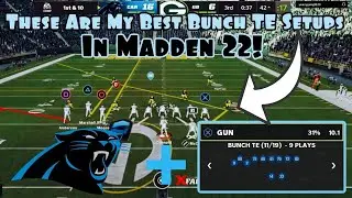 These Are My BEST Bunch TE Setups In Madden 22! | Team & Scheme Part 8 |