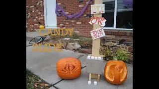 HALLOWEEN candy delivery slide (for the lazy)
