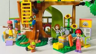 Lego friends 2025 Friendship Treehouse Hangout | Lego friends build & review