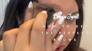 How To Get The Perfect Eyebrows | Imethod Beauty Brow Stamp and stencil Kit | Bianca Janel