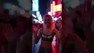 AI Rave Girls | AI Generated Video Bikini Girls  #beautyfulwomenaiart #aiart #fanart #midjourney