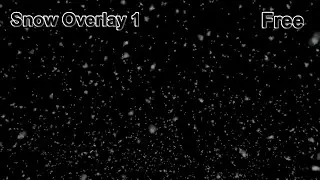 Falling Snow Overlay / Make it Snow in Two Minutes, Snow Effect for Instagram Facebook Reels UHD (1)