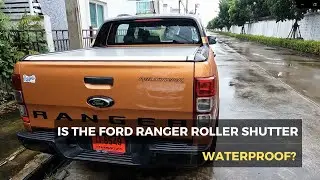 Is the Ford Ranger roller shutter waterproof?