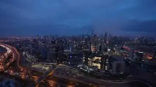 twilight cityscape of dubai with luminous skylines 2025 08 27 18 50 38 utc