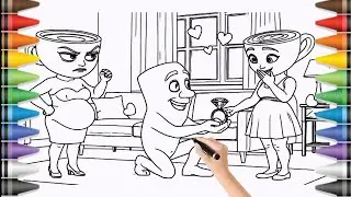 ITALIAN BRAINROT : Ballerina Cappucina, Tung Tung Tung Sahur | Coloring Pages