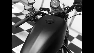 Harley Davidson Iron 883 Flush Mount Fuel Cap Install