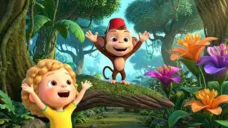 Where Is Baby Monkey&rsquo;s Funny Hat 🐒 | Nursery Rhymes for Kids & Baby Songs