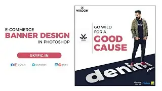 E-commerce banner design using photoshop