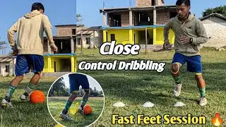 Improve Your Close Control Dribbling | Full Individual Dribbling Training Session 