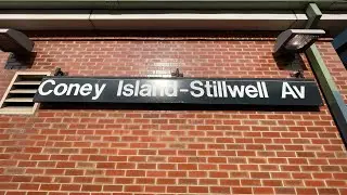 BMT West End Line: R68 (D) Trains End/Begin Service @ Coney Island - Stillwell Av