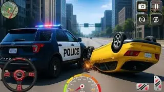 Police Car Chase Simulator 3D Game - Real Cop Cars Driving Simulator 2026 - Android GamePlay