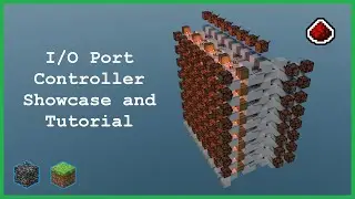 How to implement I/O ports in a Minecraft Computer - Java/Bedrock Redstone Tutorial