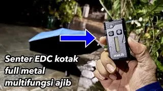 Boruit EV10 senter EDC kotak multifungsi yang terang