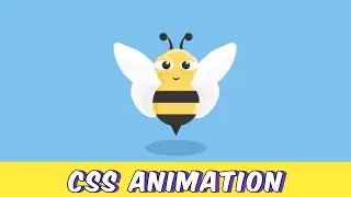 Css Animation - Step by Step Tutorial, CSS Bee Animation #css #html #animation #javascript