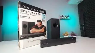 GOBOULT Bassbox X60 2.1 Soundbar | Unboxing Review Sound Test | 60W | Best Soundbar Under ₹3000