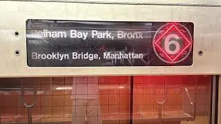 IRT Subway: R62A (6) Express Train Ride from Brooklyn Bridge-City Hall to Pelham Bay Park