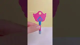 WOW I made Squid Game 3 Paper Key | y._.y #diy #art #shorts