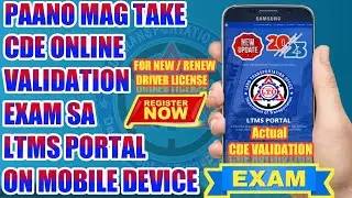 CDE ONLINE VALIDATION EXAM | ACTUAL EXAM AND REVIEWER ON LTMS PORTAL USING MOBILE DEVICE