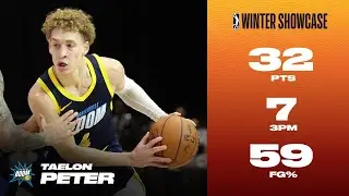 Taelon Peter Had 32 PTS & 7 3PM In His G League Showcase Debut!