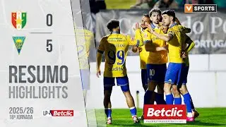 Resumo: Estrela Amadora 0-5 Estoril (Liga 25/26 #18)
