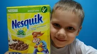 Иван делает КРАБА из НЕСКВИКА. Vanya makes CRAB from NESQUIK