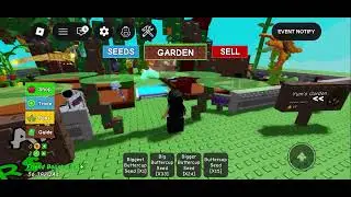 I got the black buttercup in grow a garden! #roblox #growagarden