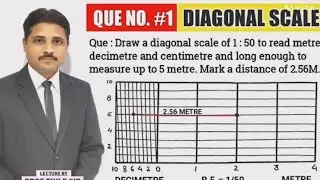 HOW TO DRAW DIAGONAL SCALE (QUE.NO.1)//Constructing Diagonal Scale  #geography#art#drawing#ytviral