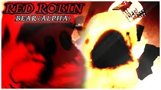 Roblox BEAR (alpha) RED ROBIN SKIN VIEW!