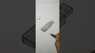 Easy Pendrive Arts 💖 #shorts #youtubeshorts #art #drawing #shorstfeed #howtodraw #kinemasterediting