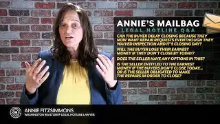 Annies Mailbag: Is Seller Obligated to Repair Floor to Close?