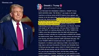 President Trump hoping for national healing after Charlie Kirk's assassination