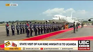 LIVE: MUSEVENI RECEIVES H.M MSWATI III AS HE VISITS UGANDA | AUGUST 14, 2024