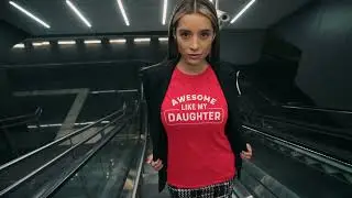 Awesome Like my Daughter Women's T-Shirt Made in USA