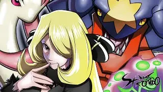 Drawing Cynthia, Garchomp, Spiritomb and Milotic form Pokemon!