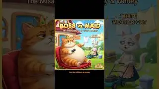 &ldquo;Crazy Fat Cat Sick? White Mother Cat to the Rescue! 😺💖 | Emotional 3D Short&rdquo;