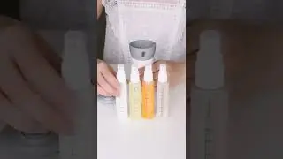 4 in 1 Travel Dispenser Bottle Set Travel Refillable Cosmetic Containers Set
