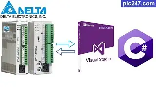 PLC Delta & Visual Studio C# 