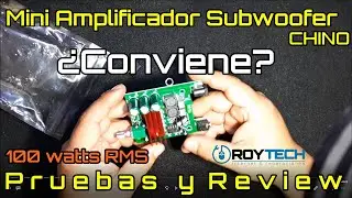 Subwoofer chino de 100W Rms ¿Vale la pena?