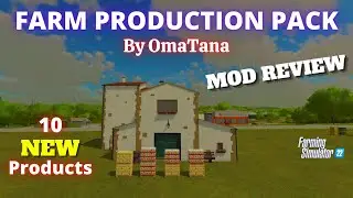 FARM PRODUCTION PACK (Mod Review) | FS22 | PS5 | Farming Simulator 22