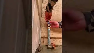 How to add a valve to the water pipe process sharing