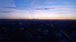 Sonnenaufgang &uuml;ber Dellmensingen