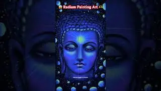 👌Fantastic Radium Painting Art😍#paint #yt #shortsfeed #shorts #buddha #video #viral#trending