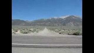Boundary Peak, Nevada High Point, Junction of Queens Canyon Road at US-6 Panoramic View